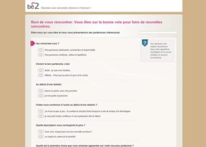 test de personnalité Be2