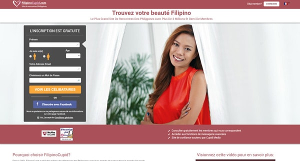 Avis FilipinoCupid site de rencontres asiatique