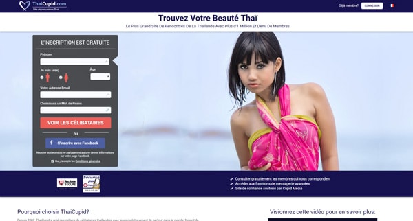 Avis ThaiCupid site de rencontre asiatiques