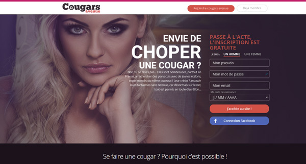 Avis site de rencontre Cougars Avenue