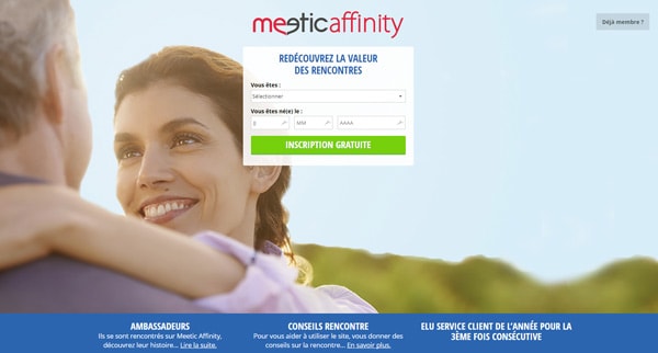 Avis site de rencontre Meetic Affinity